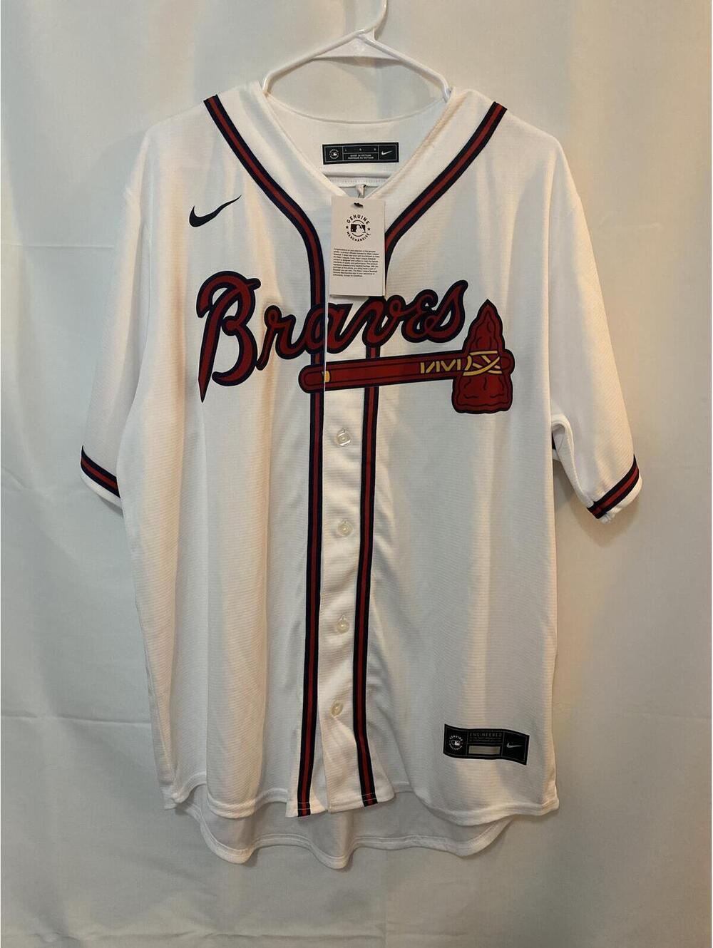 Nike Atlanta Braves Baseball Jersey Size L